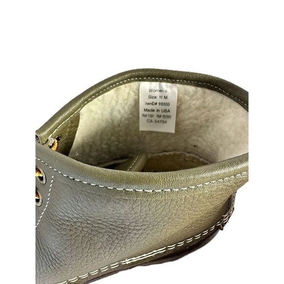 LL Bean Womens Bean Boots Size 11 M Rubber Leather Duck Boots Made in USA - Picture 4 of 6